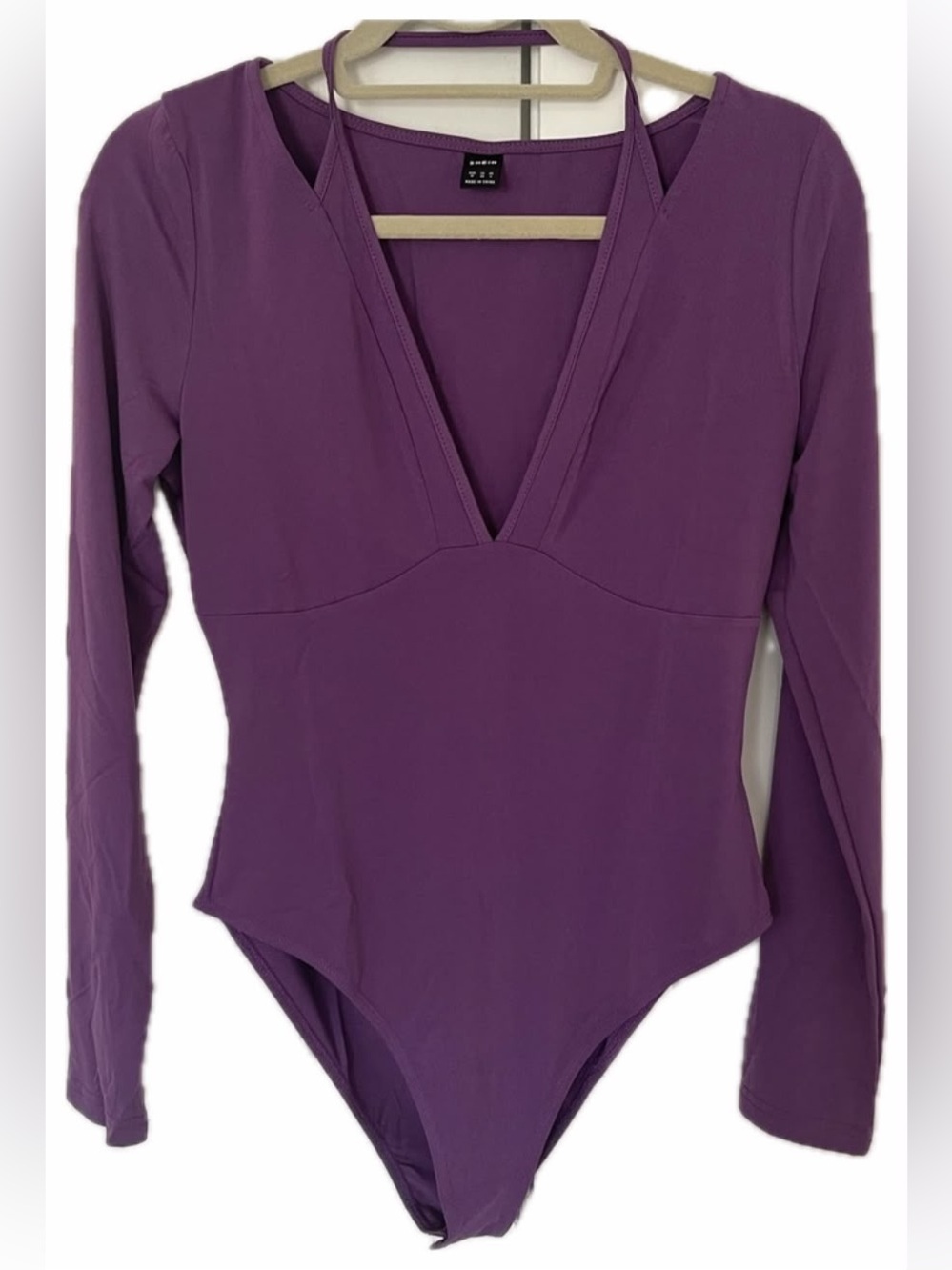 Purple cut out bodysuit - Picture 3 of 12